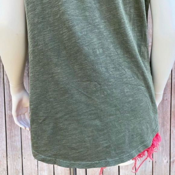 Lucky Brand Green Bohemian Geometric Blouse - Picture 9 of 10